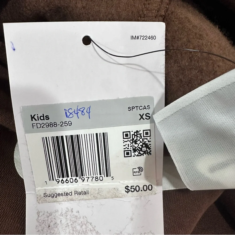Boy’s Nike Chocolate Brown Hoodie Sweatshirt